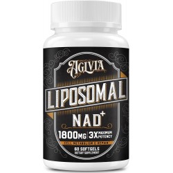 AGLVIA Suplemento liposomal de NAD+ 1800 MG, 60 cápsulas blandas AGLVIA Suplemento liposomal de NAD+ 1800 MG, 60 cápsulas blandas