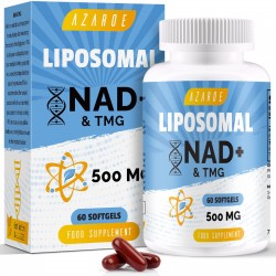 Azaroe NAD+ Liposomal Softgels con TMG 750mg 60 Softgels