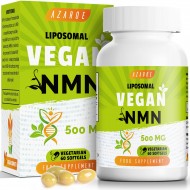 Azaroe Lipsomal vegan NMN 500mg 60 Capsules, Vegan formula Azaroe Lipsomal vegan NMN 500mg 60 Capsules, Vegan formula