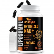 Rossylla 1300MG Supplément Liposomal NAD+, 60 Softgels Rossylla 1300MG Supplément Liposomal NAD+, 60 Softgels