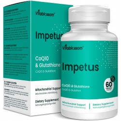 Vitablossom CoEnzyme Q10 PQQ avec Pure Reduced Glutathione 520mg 60 Capsules